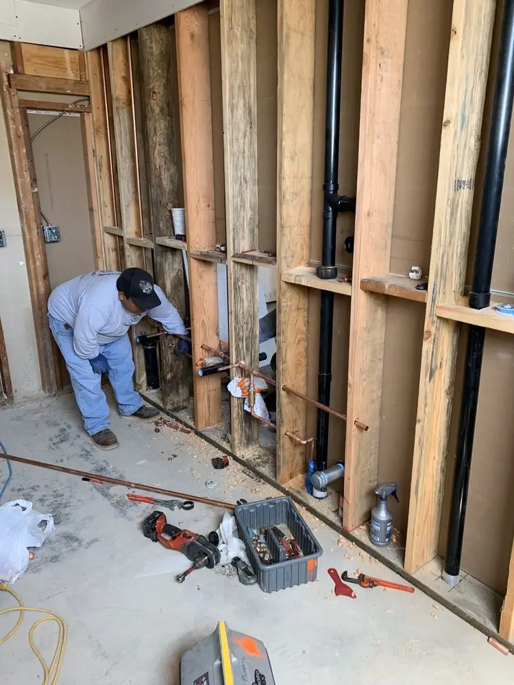 Commercial rough-in plumbing for Gas Line Repair in Ninemile Corner